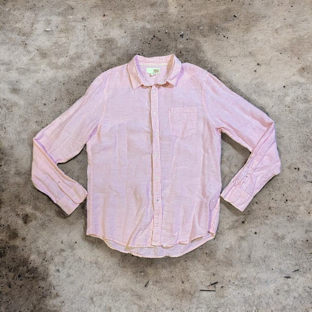 Nordstrom Pink Casual Button Down Shirt